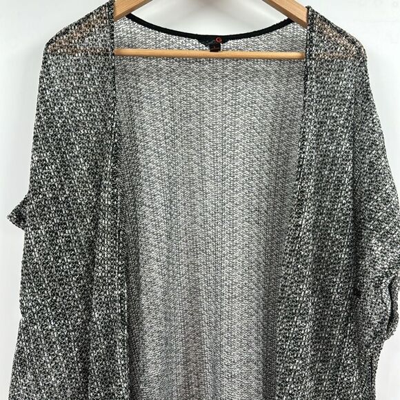 Guess Knit Fringed Cardigan Sweater Large - Picture 2 of 7